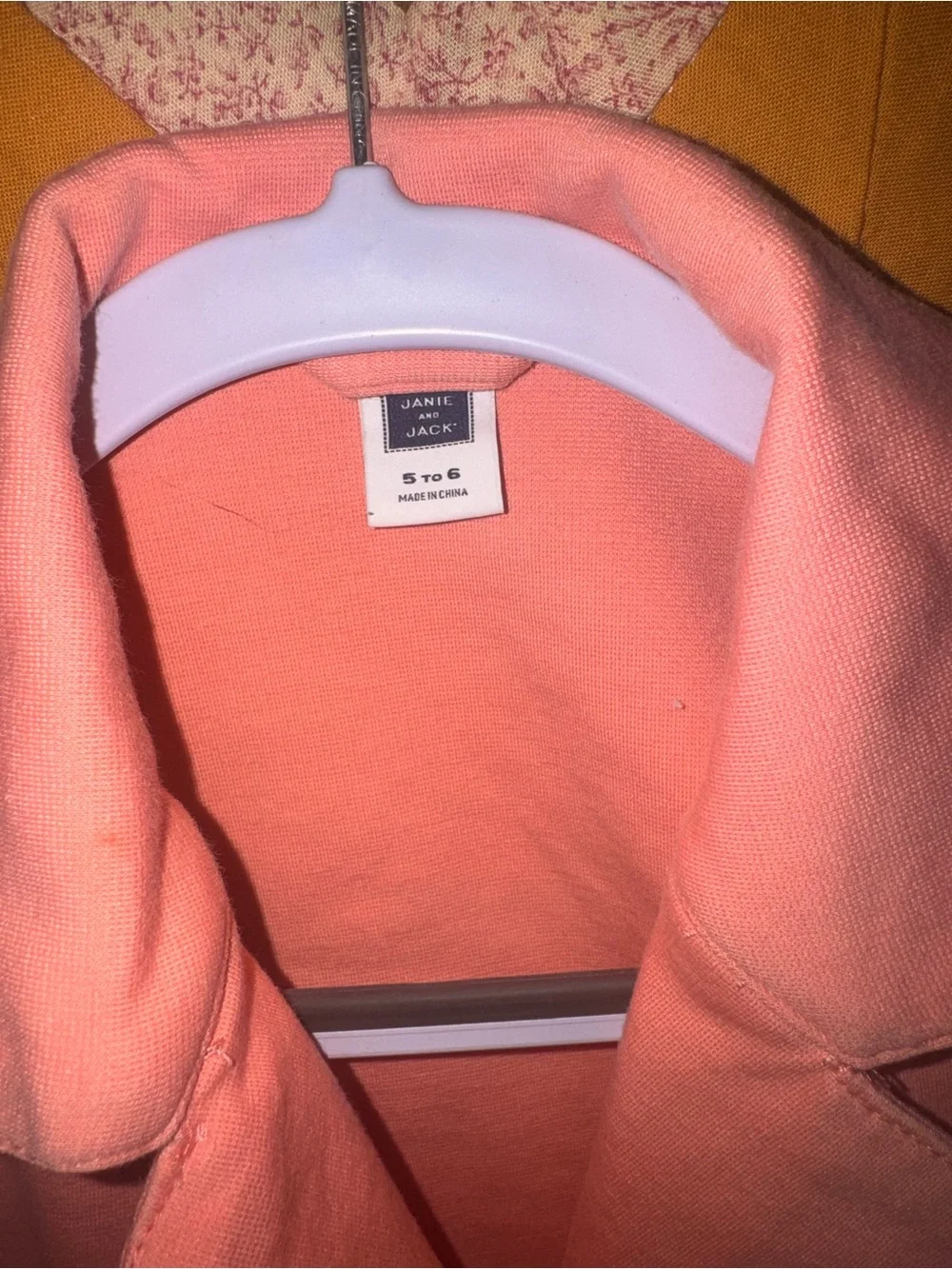 Janie and Jack Coral Pink Moto-Style Jacket